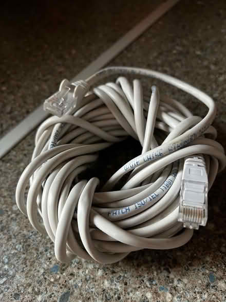 Photo of free 5 metre Ethernet cable (IP4 Woodbridge Road) #1