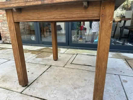 Photo of free Oak table utilitarian table (Brighton North Laine) #3