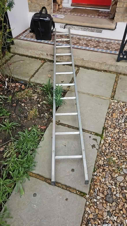 Photo of free 11 rung aluminium ladder (Beckenham) #1