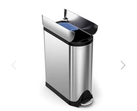 Photo of Dual Compartment trash can (Brookline) #1