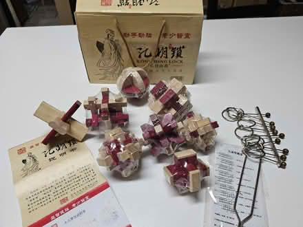 Photo of free Kong Ming Lock (wooden puzzle) (Lakeside) #1