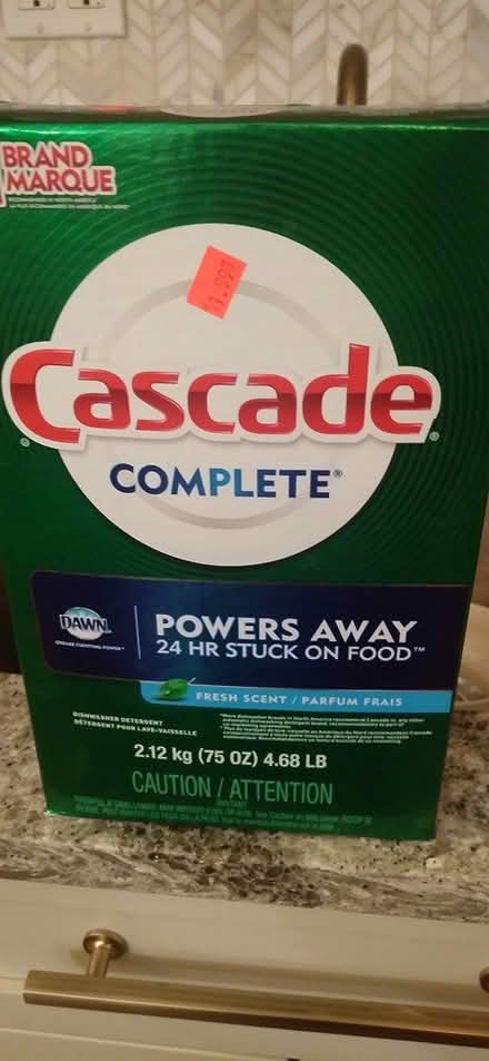 Photo of free Cascade Dish Washer Powder (Sunnyside) #1