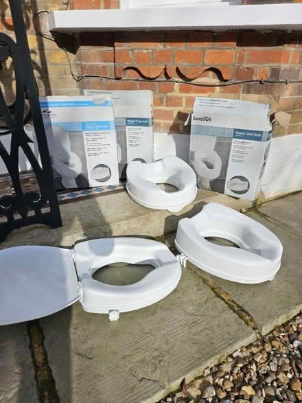 Photo of free Raised toilet seats x 3 plus boxes (Beckenham) #1