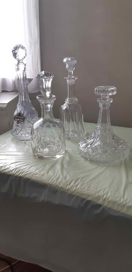 Photo of free 4 Glass decanters with stoppers (North Toronto) #1