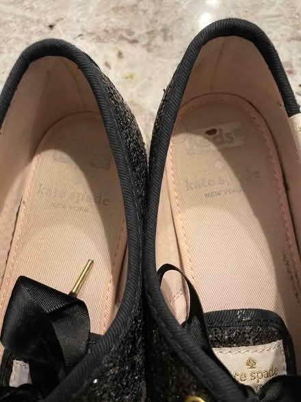 Photo of free Woman's black sparkly sneakers (Rutherford NJ) #2