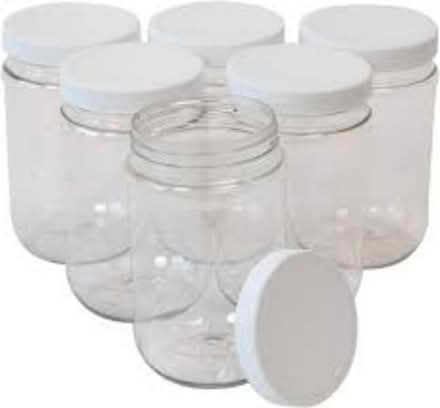 Photo of clear plastic jars (Albuquerque) #1