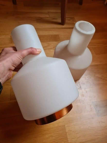 Photo of free 7 glass vintage lampshades (SE17 - Elephant & Castle) #3