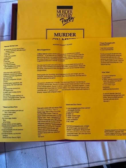 Photo of free Murder Mystery Party Game for 8 people (AB16) #3