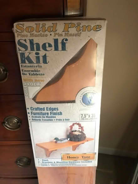 Photo of free Never Opened Pine Shelf Kit (Macungie, PA) #1