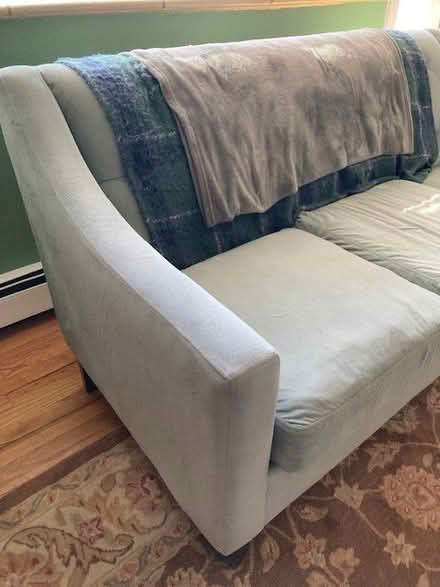 Photo of free Comfy Blue Couch (Washington St, Denver) #2