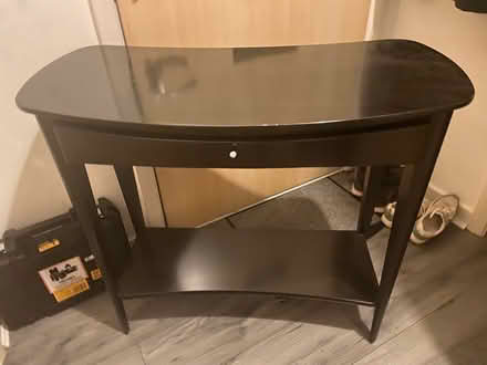 Photo of free Black hallway table (Finnieston, Glasgow, G3) #2