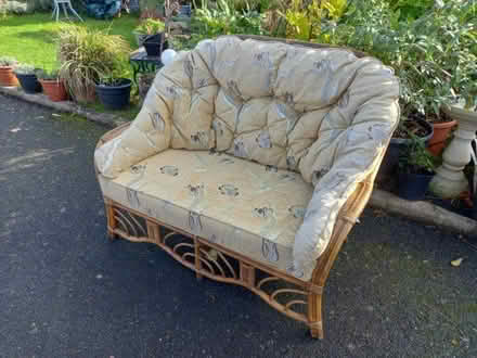 Photo of free Cane 2 Seater Sofa (Alveley WV15) #1