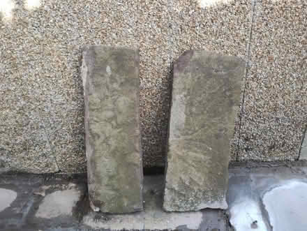 Photo of free 2 large stone flagstones (Heaton Mersey SK4) #1