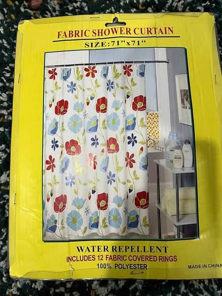 Photo of free Shower curtain (Palmerston road, E17) #2