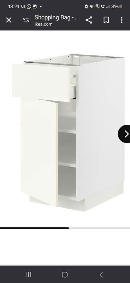 Photo of Kitchen unit and endpanel/scrapwood (SN14) #1