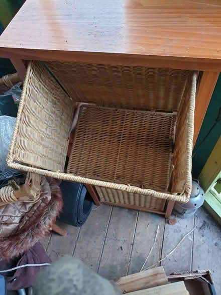 Photo of free Upright basket weave cabinet (Sherwood Nottingham NG5) #1