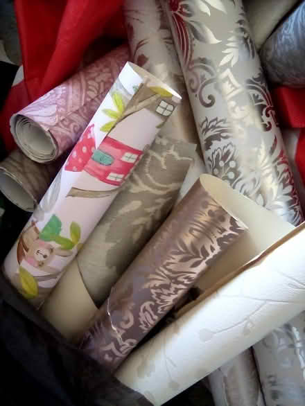 Photo of free Old Wallpaper Samples perfect for craft projects. (CT9) #4