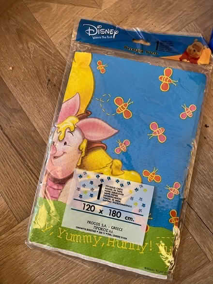 Photo of free Winnie, the poo themed table cover (Sanderstead) #1