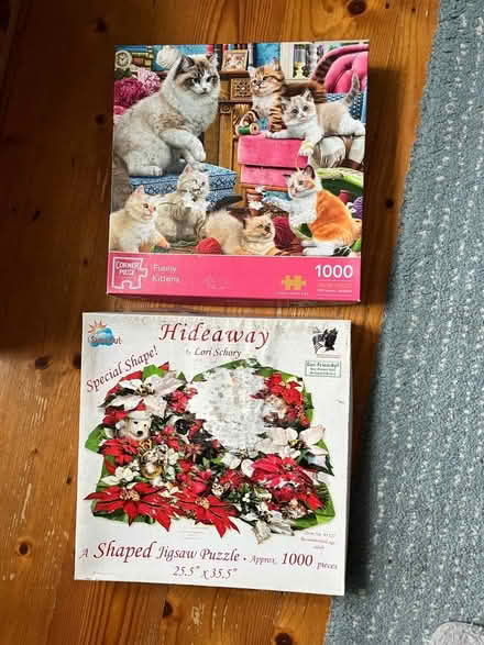 Photo of free 2 jigsaws - damaged boxes (TN24) #1