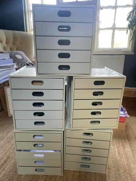Photo of free Set of 5 desktop drawer files (Doddington ME9) #1
