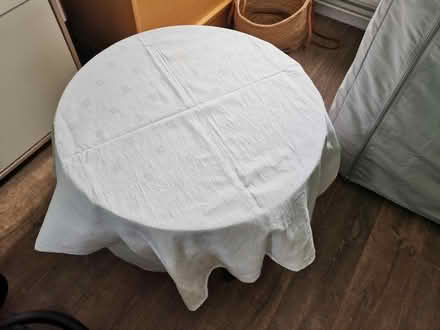 Photo of free Two white tablecloths (Old Woking GU22) #2