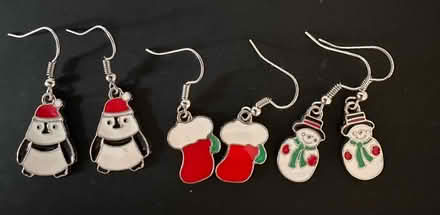 Photo of free 3 sets of Christmas earrings (PE15) #1
