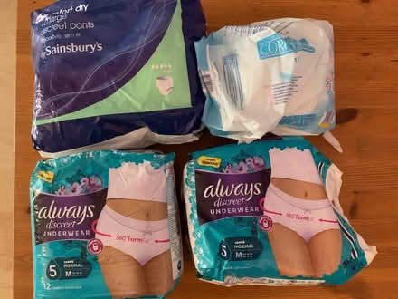 Photo of free Ladies incontinence pads (GU51) #1