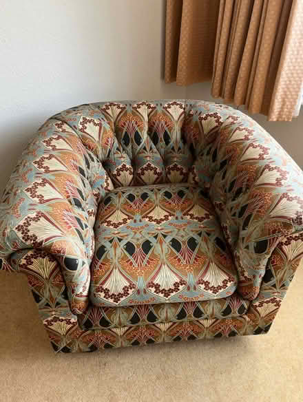 Photo of free Armchair in Liberty fabric (Sydenham SE26) #1