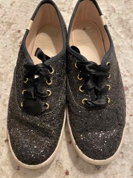 Photo of free Woman's black sparkly sneakers (Rutherford NJ) #1