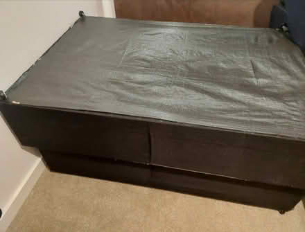 Photo of free Double divan bed base with headboad (Headcorn TN27) #2