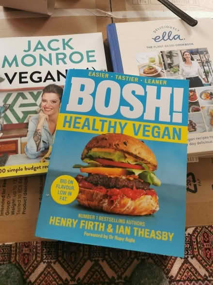 Photo of free 3 new vegan cookbooks (EC1R) #1