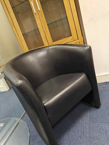 Photo of free Leather armchair (Dublin 1) #1
