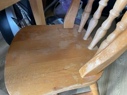 Photo of free Small dining table and two chairs (Marlborough SN8) #3