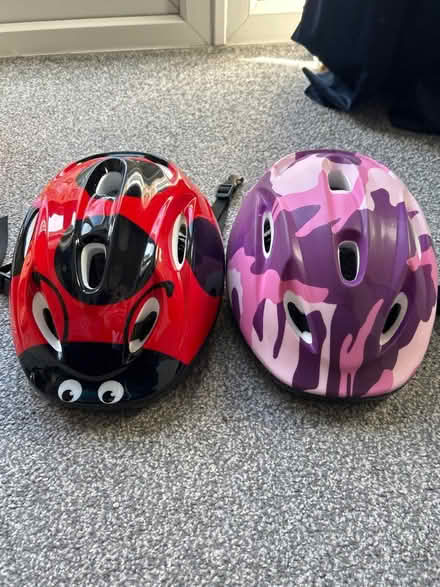Photo of free 2 x kids helmets (Hazel Grove SK7) #1