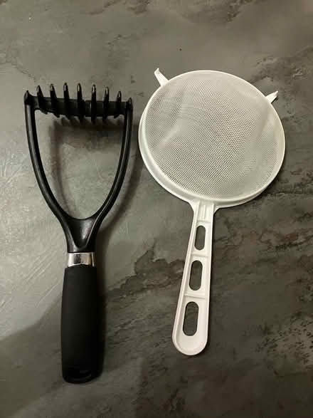 Photo of free Potato masher and sieve (Beeston, NG9) #1