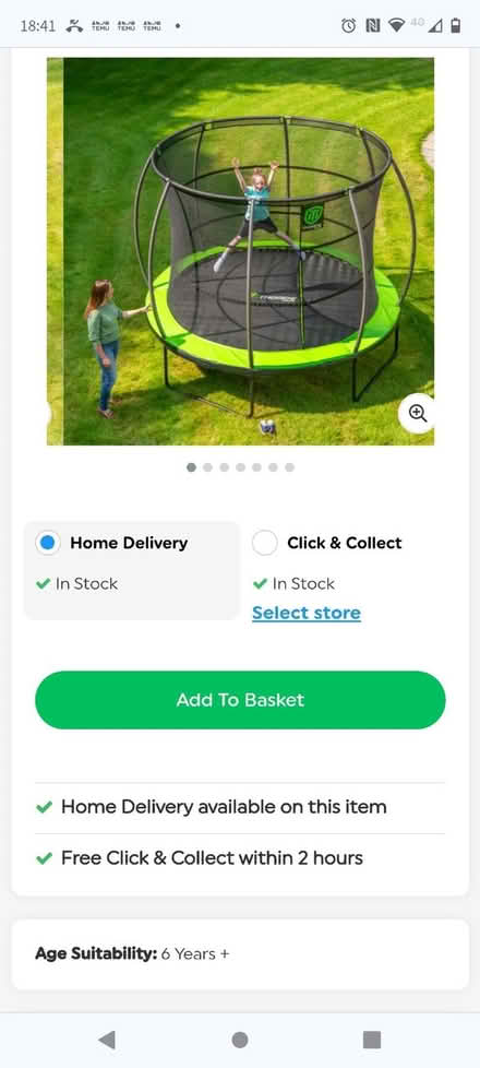 Photo of free Large trampoline (Caversham Heights RG4) #1