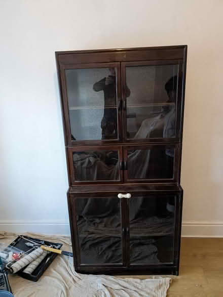 Photo of free Glass fronted cabinet (NE2 Jesmond) #1
