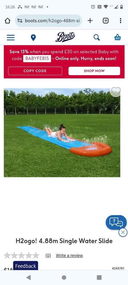 Photo of free Water slide for garden (Caversham Heights RG4) #1