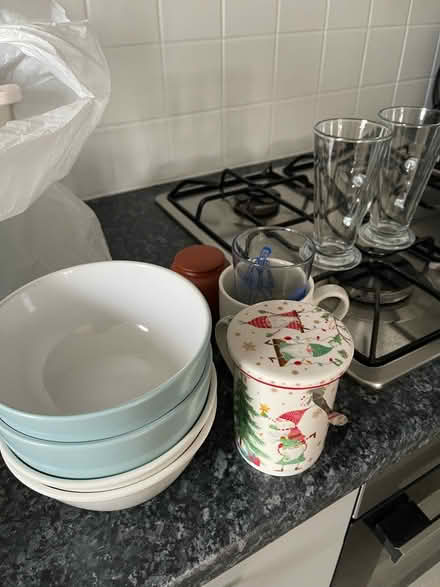 Photo of free Bowl, cups, glasses (Hendon, NW4, Brent Street) #1
