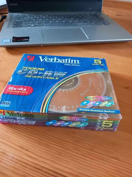 Photo of free 5 new CDs rewriteable (centre Banbury OX16) #1