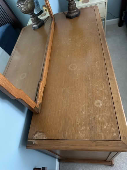 Photo of free Solid wood, large dresser & mirror (Ijamsville, MD) #3