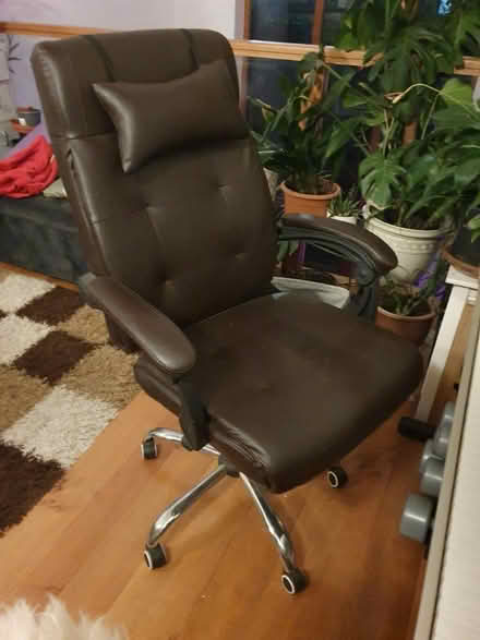 Photo of free Leather large office chair (Hooton CH66) #2