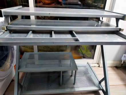 Photo of free Metal Computer Desk With Drawer (ME10) #2