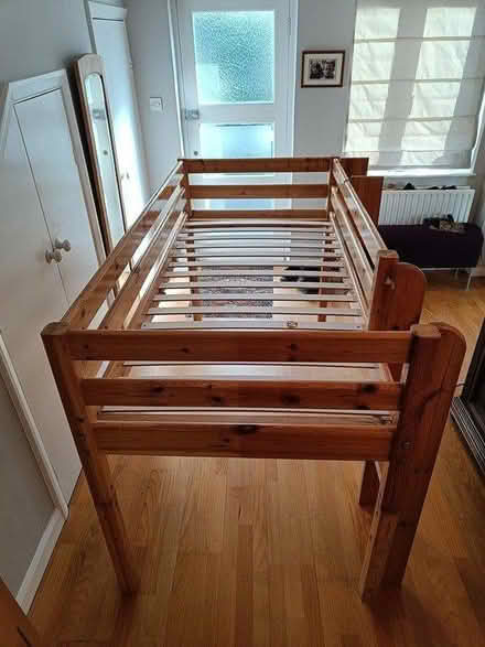 Photo of free Pine bed, for child/young teen (Redhill RH1) #1