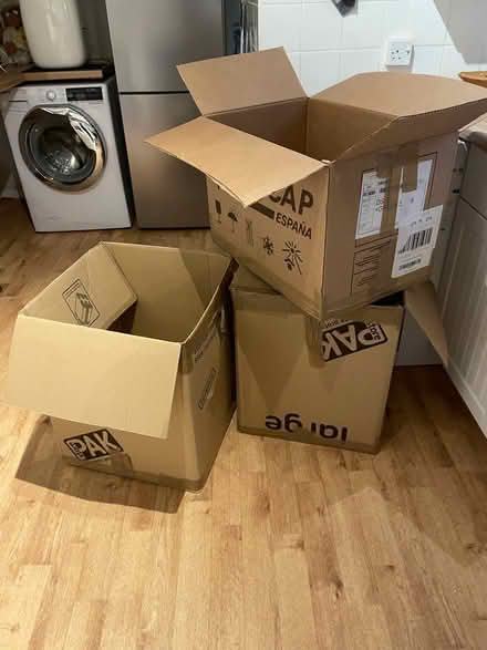 Photo of free Packing boxes x3 (Marlborough SN8) #1