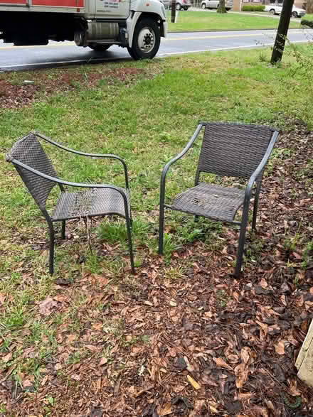 Photo of free outdoor chairs (Stone Mountain) #1