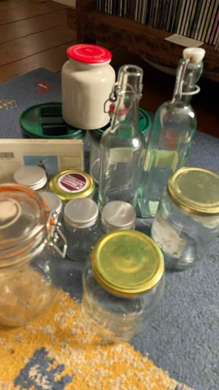 Photo of free Various types and sizes of storage jars (Goldhanger CM9) #1