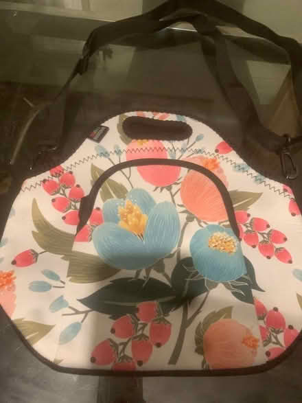 Photo of free Flower lunch bag with handle (Benhall GL51) #1