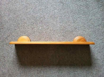 Photo of free Wall mounted shelf and matching towel holder (Corston) #2