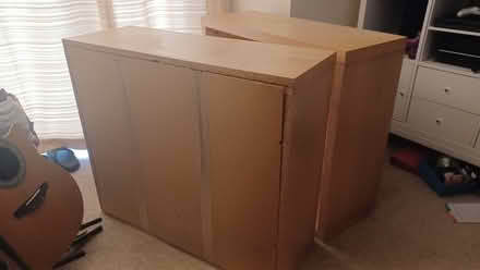 Photo of free 2 matching shelving units (Spital CH63) #1